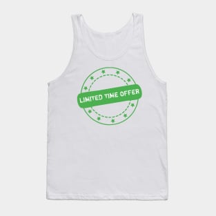 Limited Time Offer Stamp Icon Tank Top